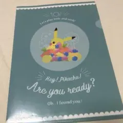 【ポケモン】クリアファイル　ピカチュウ