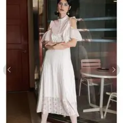 クレイミー 25SS Shell Dance Dress ロングワンピース 白F - メルカリ