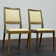 ② IDC大塚家具 オーク材 ペーパーコード ダイニングチェア M04C3