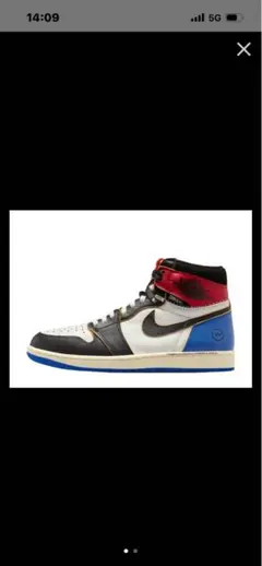 NIKE UNION FRAGMENT JORDAN 1 HIGH OG