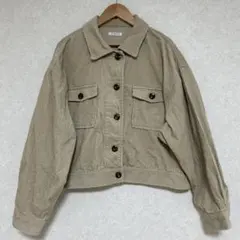 COLZA コルザ 【M】ベージュ コーデュロイ ジャケットのサムネイル