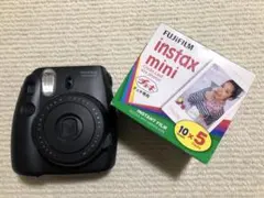 instax mini 8 本体 フィルム付　ブラック　FUJIFILM