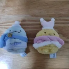 新品　すみっコぐらし　てのりぬいぐるみ　えびふらいのしっぽ　とかげ　２点セット