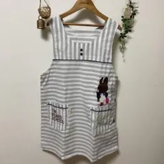 THE BEARS SCHOOL くまのがっこう　ストライプエプロン