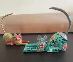 OAXACAN WOOD CARVING オアハカンウッドカービング イヌ - メルカリ