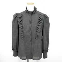 フリル 長袖 シャツ