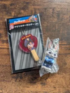 Zootopia ジュディ・ホップス キーホルダーとフィギュアセット