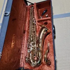 ヤナギサワ　テナーサックス T-80　エリモナ　管楽器　ゴールドラッカー ヤナギサワ テナーサックス T-80 エリモナ 管楽器 ゴールド