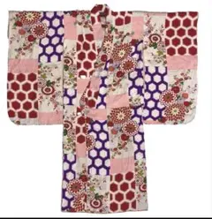 七五三着物 女の子　四つ身　アンティーク　7歳