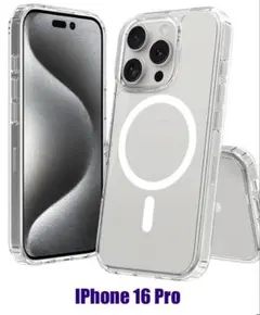 IPhone 16 Pro クリアケース MagSafe対応