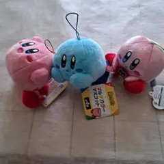 星のカービィマルチカラーマスコット3体