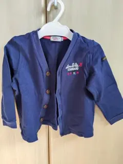 ミキハウス ダブルB カーディガン 100 ネイビー 男の子