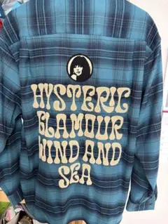 hysteric glamor WIND AND SEA 長袖ネルシャツ HYSTERIC GLAMOUR - HYSTERIC GLAMOR WIND AND SEA シャツの通販