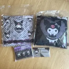クロミ 1番くじ クッション２個&ポーチ&アクリルコースター セット