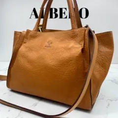 美品✨ALBERO アロベロ　2way ショルダーバッグ　ハンド　レザー