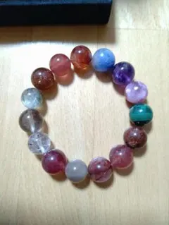 水晶・天然石ブレスレット 多色 約8cm