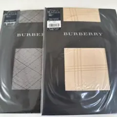 【新品未使用】BURBERRY バーバリーストッキング M-L