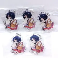 【ツイステ】 デュース きゃらペコ つながるアクリルキーホルダー 5個 オマケ付