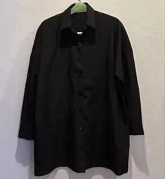 オーバーサイズ　ブラックシャツ　フリーサイズ