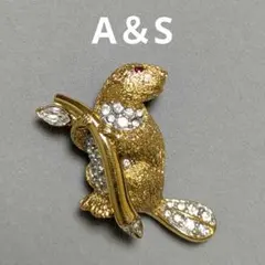 26073◎A＆S◎動物のブローチのサムネイル