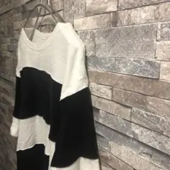 【希少】カットソー used 古着 80s 90s ボーダー 半袖 チャオパ