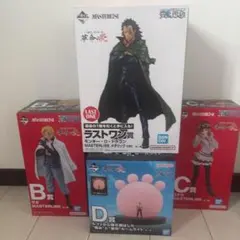 ワンピース 一番くじ 革命の炎 革命軍フィギュアB、C、D、ラストワン賞