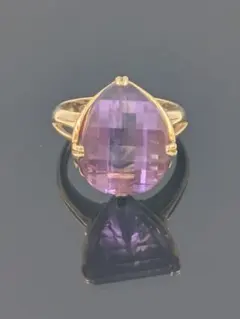 ト*屋様 本物保証刻印有！K18アメトリン ダイヤモンド ペンダント