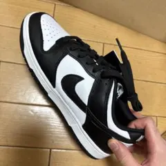 Nike Dunk Low Retro 26cm 白黒