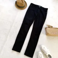 レディース　パンツ　ブラックデニム　SPU M 黒