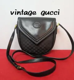 美品 極希少！Gucci マイクロGG ショルダーバッグ ポシェット ブラック
