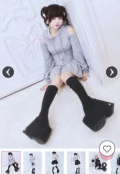 ミシェルマカロン 14.5cm史上最強ロングブーツ M사이즈