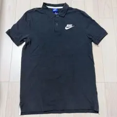 ナイキNIKE ポロシャツ ブラック 刺繍ロゴ メンズ Mのサムネイル