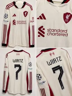 Liverpool FC WIRTZ 7 長袖ユニフォーム