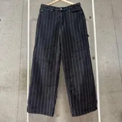【即完品】ストライプ柄バルーンフィットパンツ【ZARA】のサムネイル