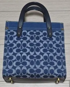 デニムバック トートバッグ