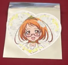 スイートプリキュア 15周年 ハート型ステッカー　キュアミューズ　調辺あこ