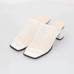 【新品・タグ付き】COMME CA ISM スクエアトゥ メッシュ ミュールのサムネイル