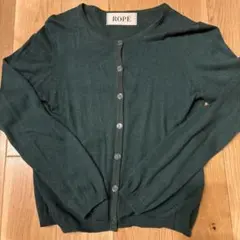 ROPÉ ダークグリーン カーディガン M
