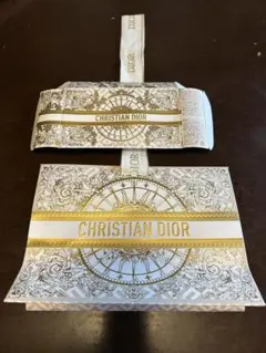 CHRISTIAN DIOR ショップ袋 ゴールド
