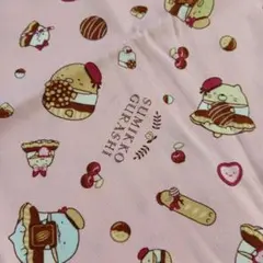 セール中　★すみっコぐらし 綿プリント生地★ ピンク スイーツ柄