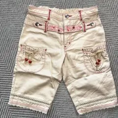 MEZZOPIANO メゾピアノ レースの ハーフパンツ サイズ130