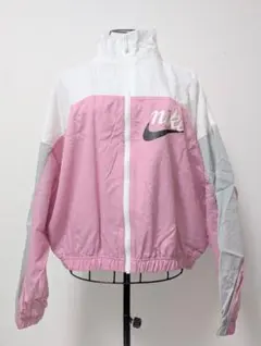 NIKE ナイキ ウインドブレーカー ショート丈 L ピンク レディース