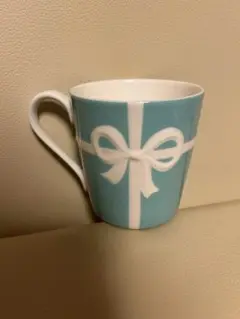 ティファニー　ブルーリボンマグカップ　美品