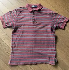Polo by Ralph Lauren ストライプチェックポロシャツ Lサイズ