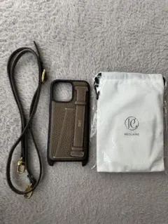 RECLAIRE iPhone15promax ケース　エトゥープ　ショルダー