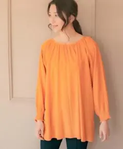 未使用　LEPSIM ロング丈トップス　F