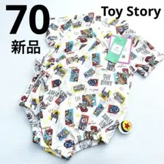 新品　トイストーリー　甚平　カバーオール　70