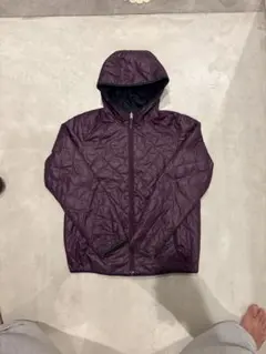 オールドユニクロ　リバーシブルダウンジャケット 紫　短丈