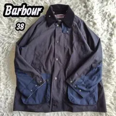 Barbour ネイビー ジャケット コーデュロイ襟　バブアー Barbour ネイビー ジャケット コーデュロイ襟 ノンワックス サイズ34