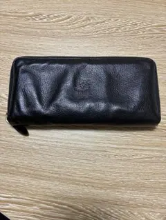 イルビゾンテ レザー 長財布 ラウンドファスナー ゴールドジッパー